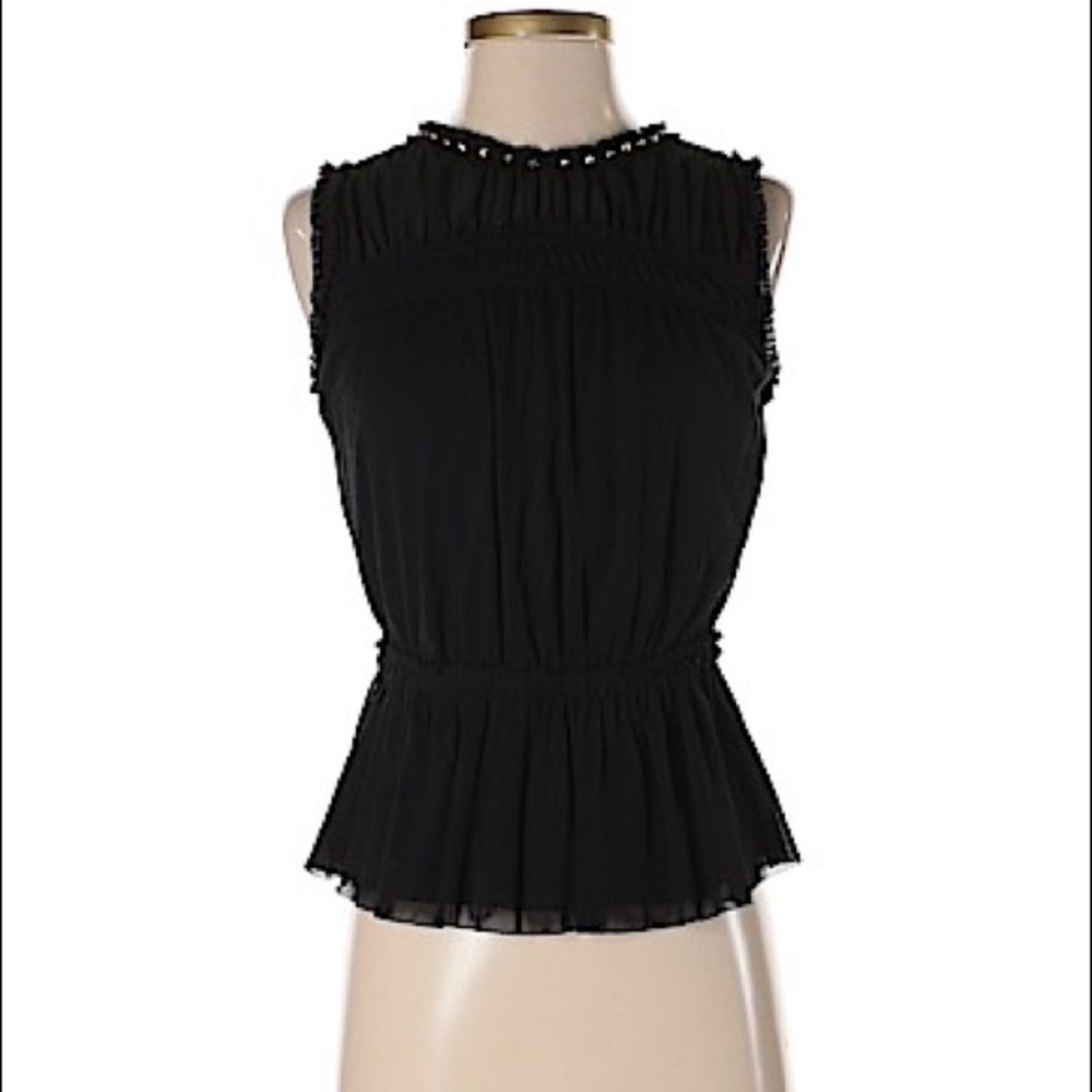 Juicy Couture Black Sleeveless Blouse